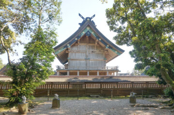 出雲大社ご本殿背面より